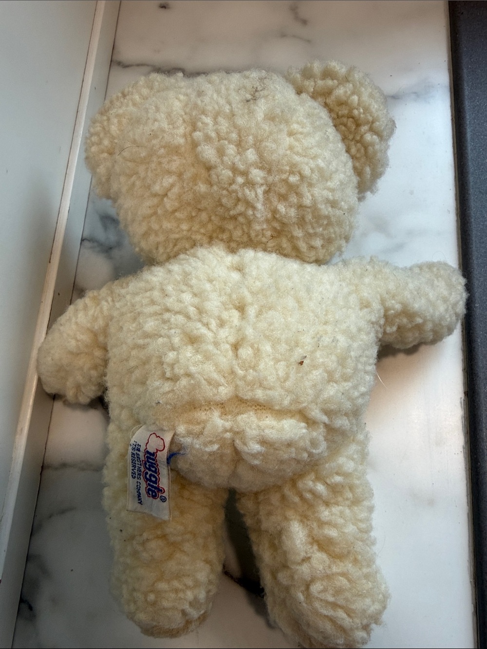 SnuggleâBear Plush Lever BrothersâSherpa 1997 8 inch Stuffed Animal Advertising - Picture 2 of 4